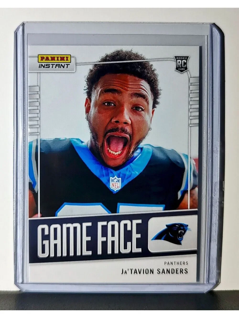 Ja’Tavion Sanders 2024 Panini Game Face #11 NFL Rookie Card Panthers 1/331